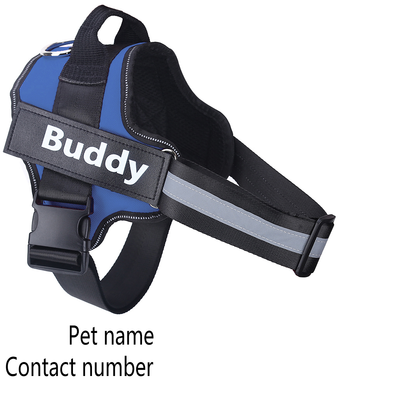 Breathable No Pull Personalized Dog Harness