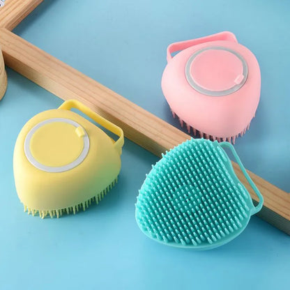 Soft Silicone Bath & Massage brush for pets