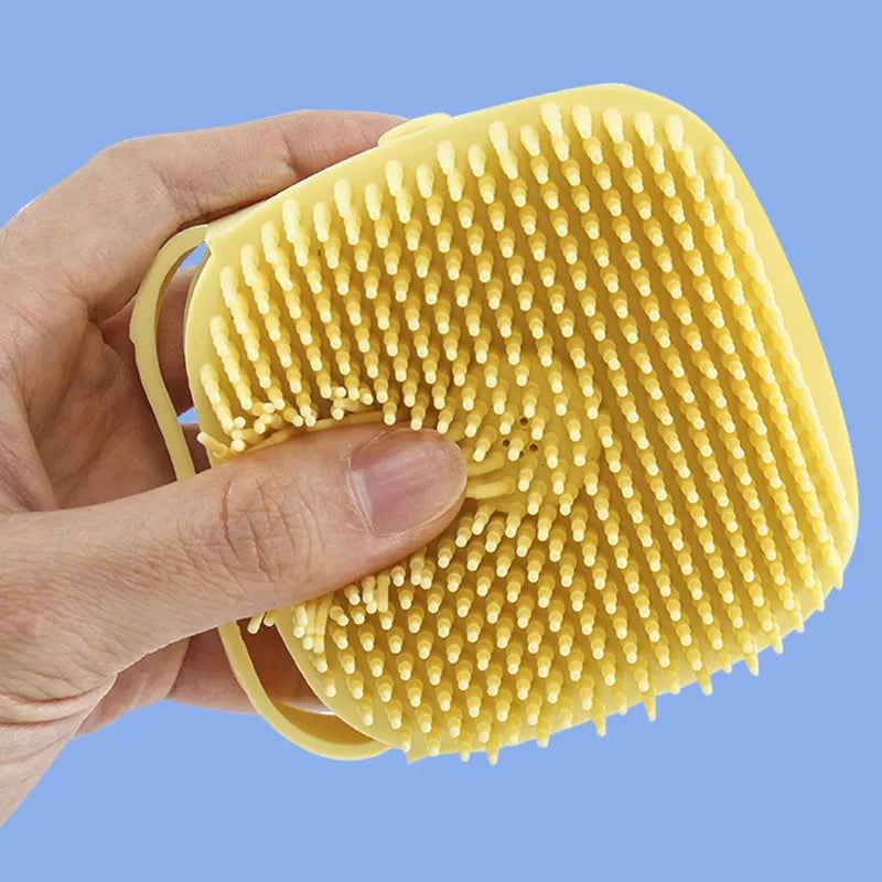 Soft Silicone Bath & Massage brush for pets