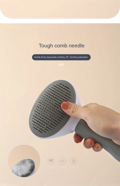 Non-Slip Self-Cleaning Grooming Brush