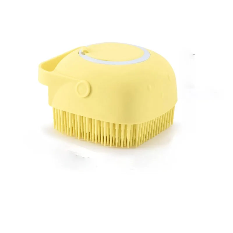 Soft Silicone Bath & Massage brush for pets