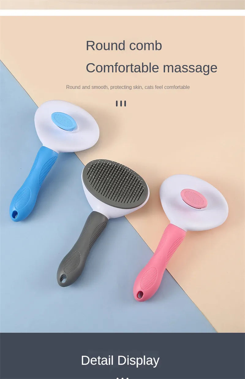 Non-Slip Self-Cleaning Grooming Brush