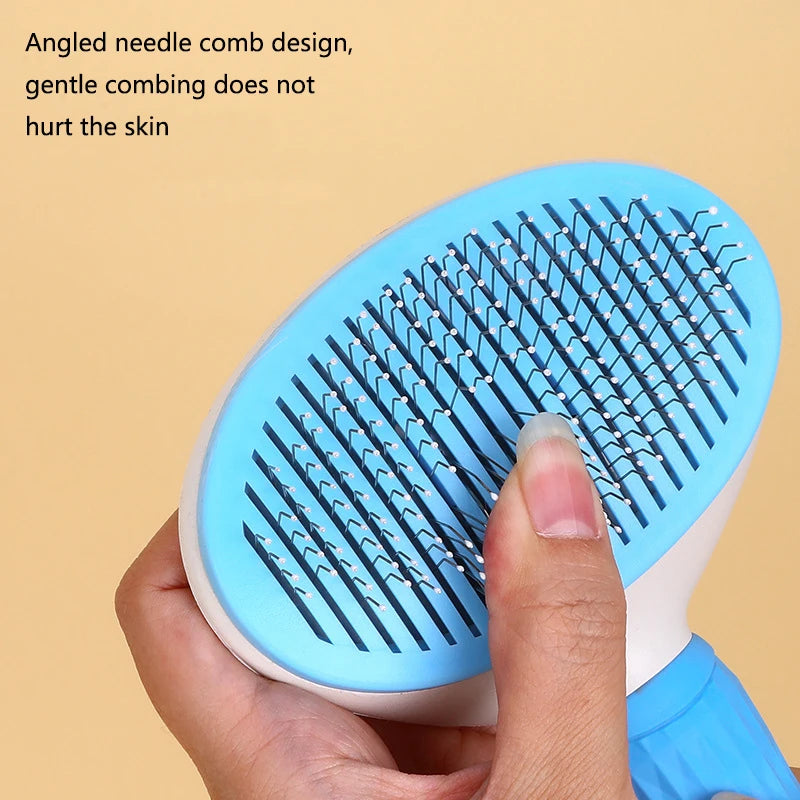 Non-Slip Self-Cleaning Grooming Brush