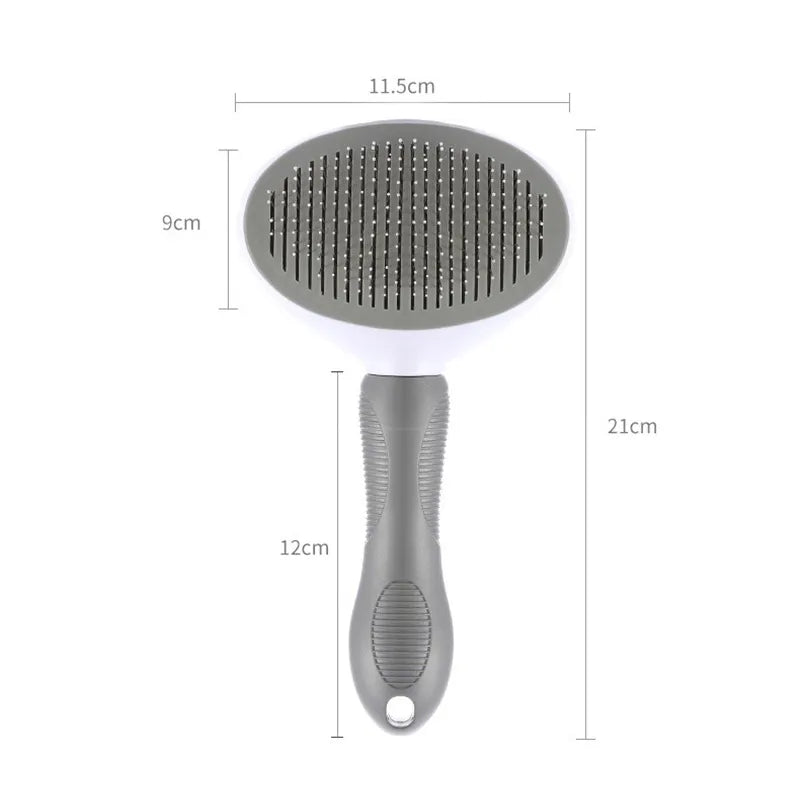 Non-Slip Self-Cleaning Grooming Brush