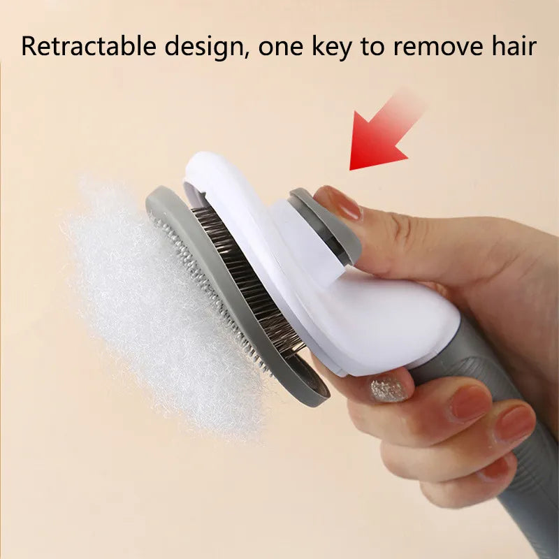 Non-Slip Self-Cleaning Grooming Brush