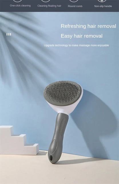 Non-Slip Self-Cleaning Grooming Brush