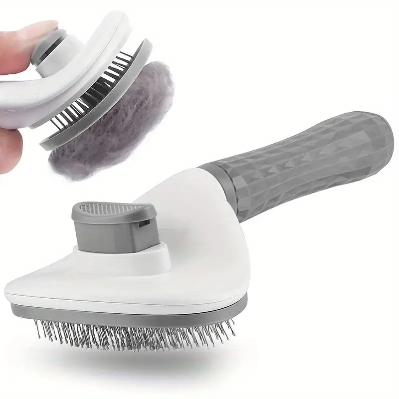 Non-Slip Self-Cleaning Grooming Brush