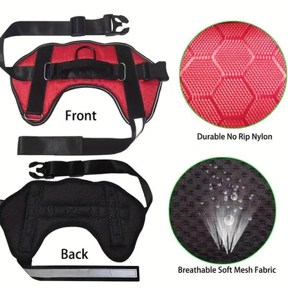 Breathable No Pull Personalized Dog Harness